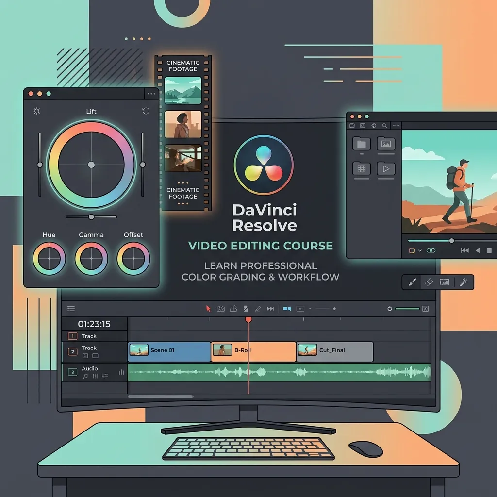 دورة DaVinci Resolve - الأساسيات التي لا بد منها في صناعة الفيديو
